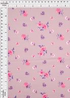 KNT2100-MS11142 ROSE DUSTY BLOUSE BODYSUIT CAMI DITSY DRESS DTY BRUSHED FLORAL FLOWER KNIT POLYESTER PRINT SKIRTS SPANDEX STRETCH T-SHIRT TOPS TUNICS