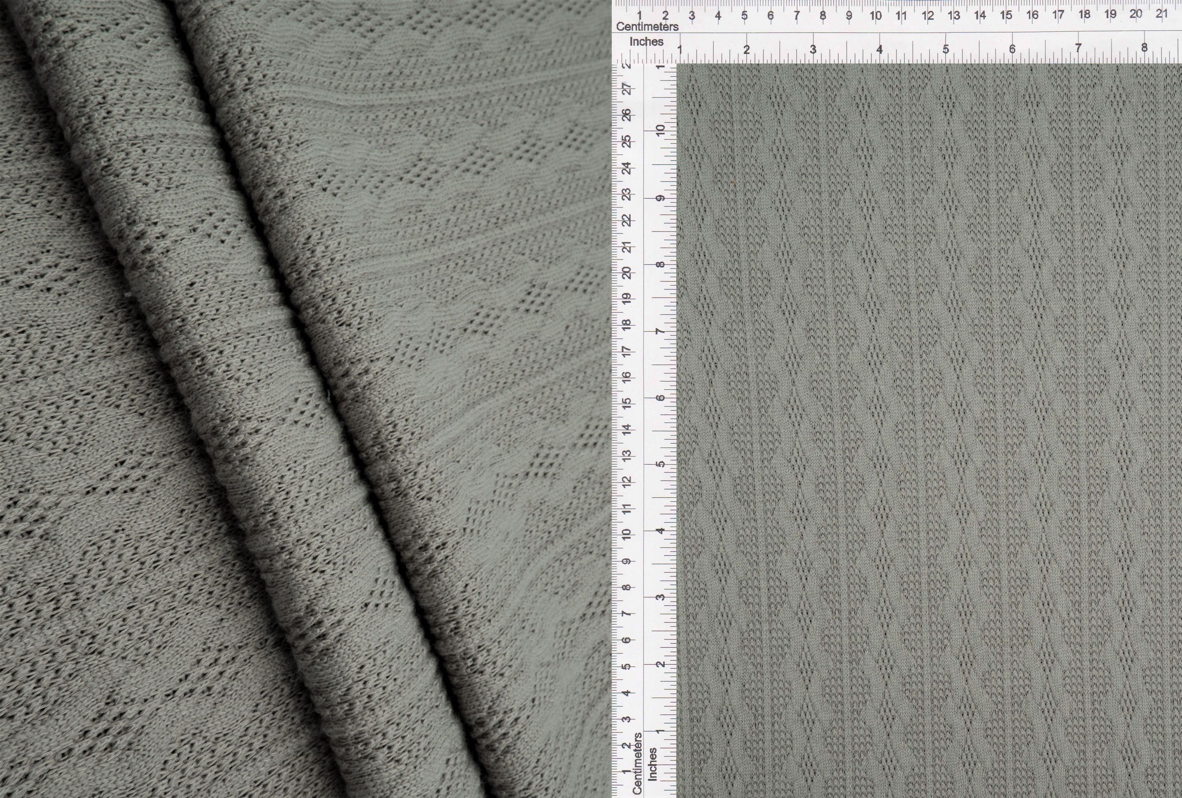 KNT4422 GREY BOTTOMS CAMI DRESS GREY JACQUARD KNIT NO-PRINT OUTERWEAR POLYESTER SOLID SPANDEX STRETCH SWEATER TUNICS