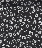 KNT2100-MS11199 BLACK ANIMAL BLACK BLOUSE BODYSUIT CAMI DRESS DTY BRUSHED KNIT POLYESTER PRINT SPANDEX STRETCH T-SHIRT TOPS TUNICS WHITE