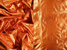 MTJ302 ORANGE SHINY BODYSUIT BOTTOMS CAMI COATED DRESS KNIT LEATHER NO-PRINT OUTERWEAR PANTS POLYESTER SKIRTS SOLID SPANDEX STRETCH TOPS TUNICS