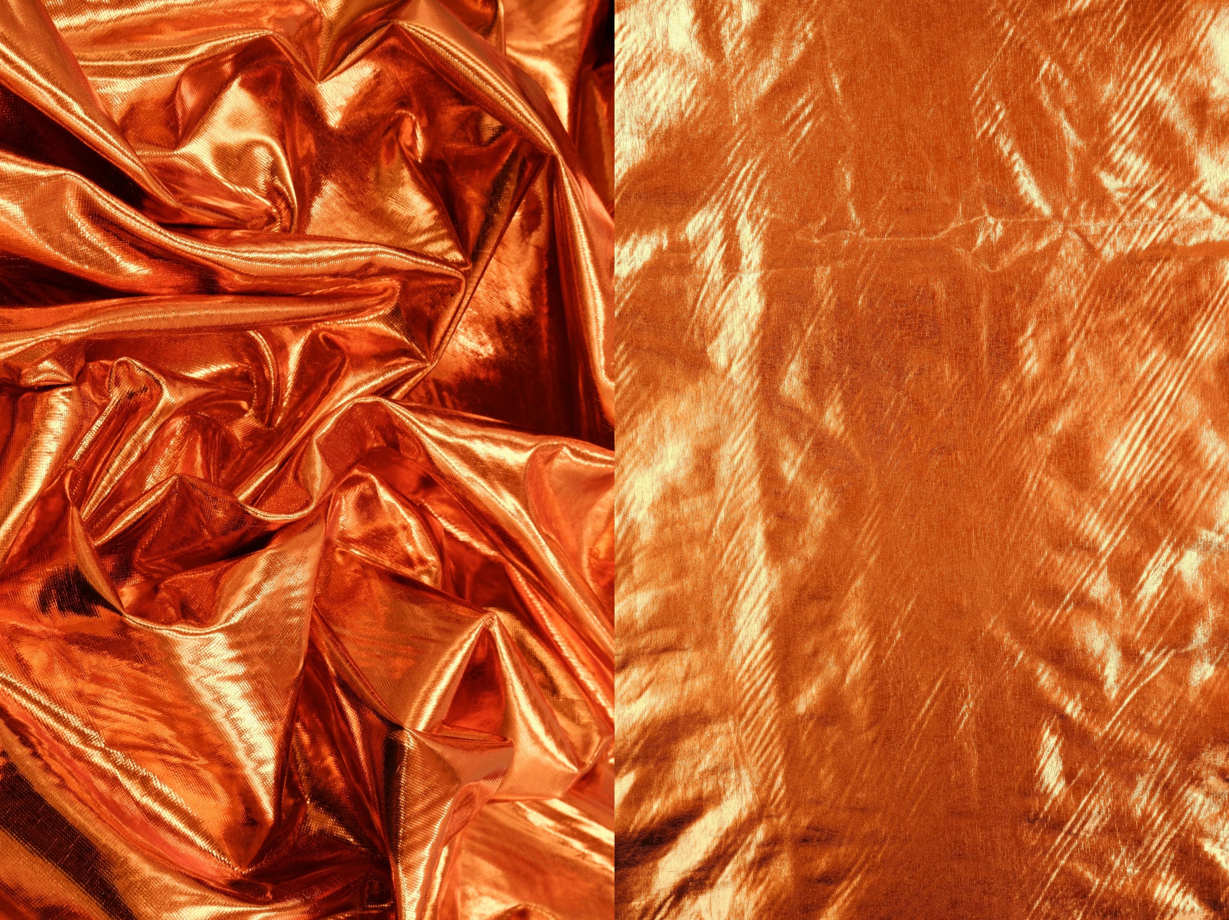 MTJ302 ORANGE SHINY BODYSUIT BOTTOMS CAMI COATED DRESS KNIT LEATHER NO-PRINT OUTERWEAR PANTS POLYESTER SKIRTS SOLID SPANDEX STRETCH TOPS TUNICS