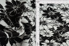 Pleated Flower Print Knit Fabric - KNT3696-MS11182 