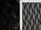 LACE-4481 BLACK BLACK BLOUSE BODYSUIT DRESS FLORAL LACE LOUNGEWEAR NO-PRINT NYLON SOLID SPANDEX T-SHIRT TOPS TUNICS WHITE