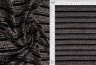 Velvet Lurex Stripe Knit Fabric - KNT4483 
