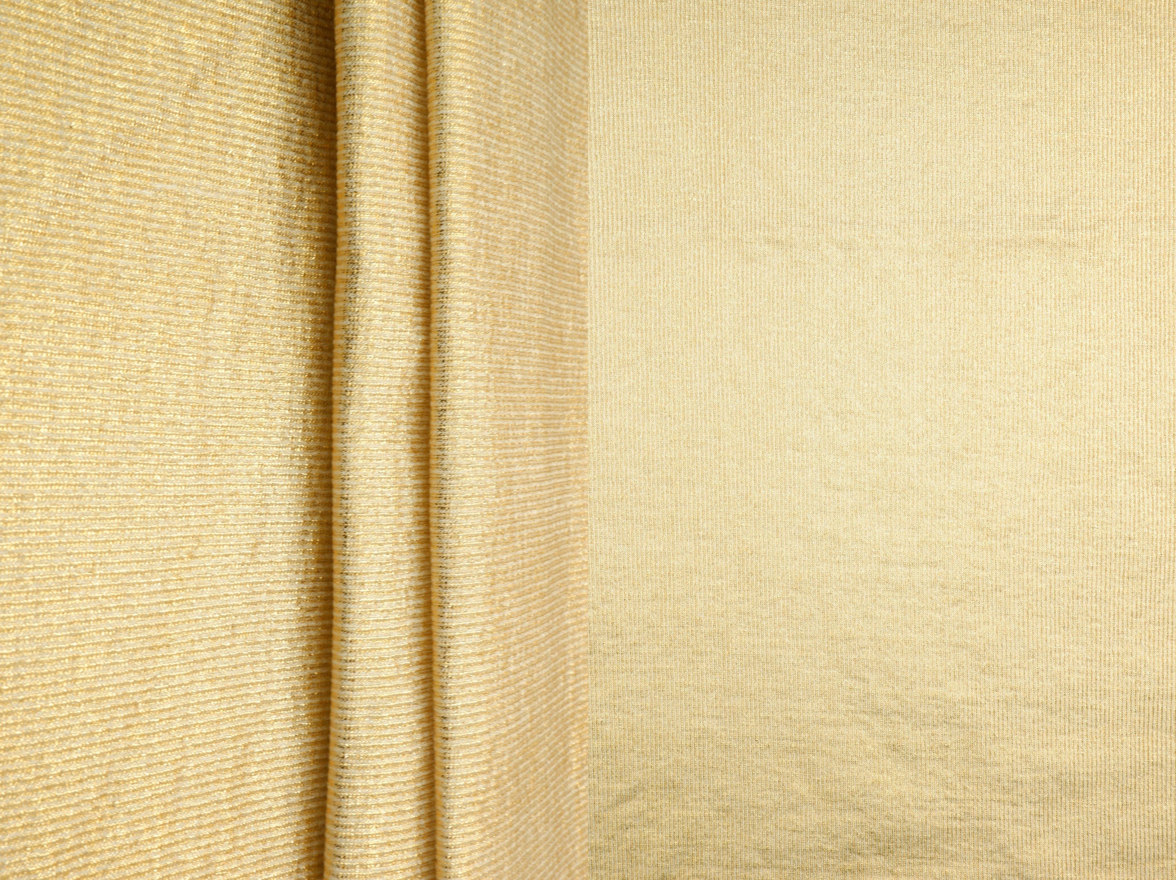 KNT4493 OFF WHITE/GOLD FOIL BLOUSE BOTTOMS CAMI DRESS KNIT NO-PRINT POLYESTER SOLID SPANDEX STRETCH TOPS