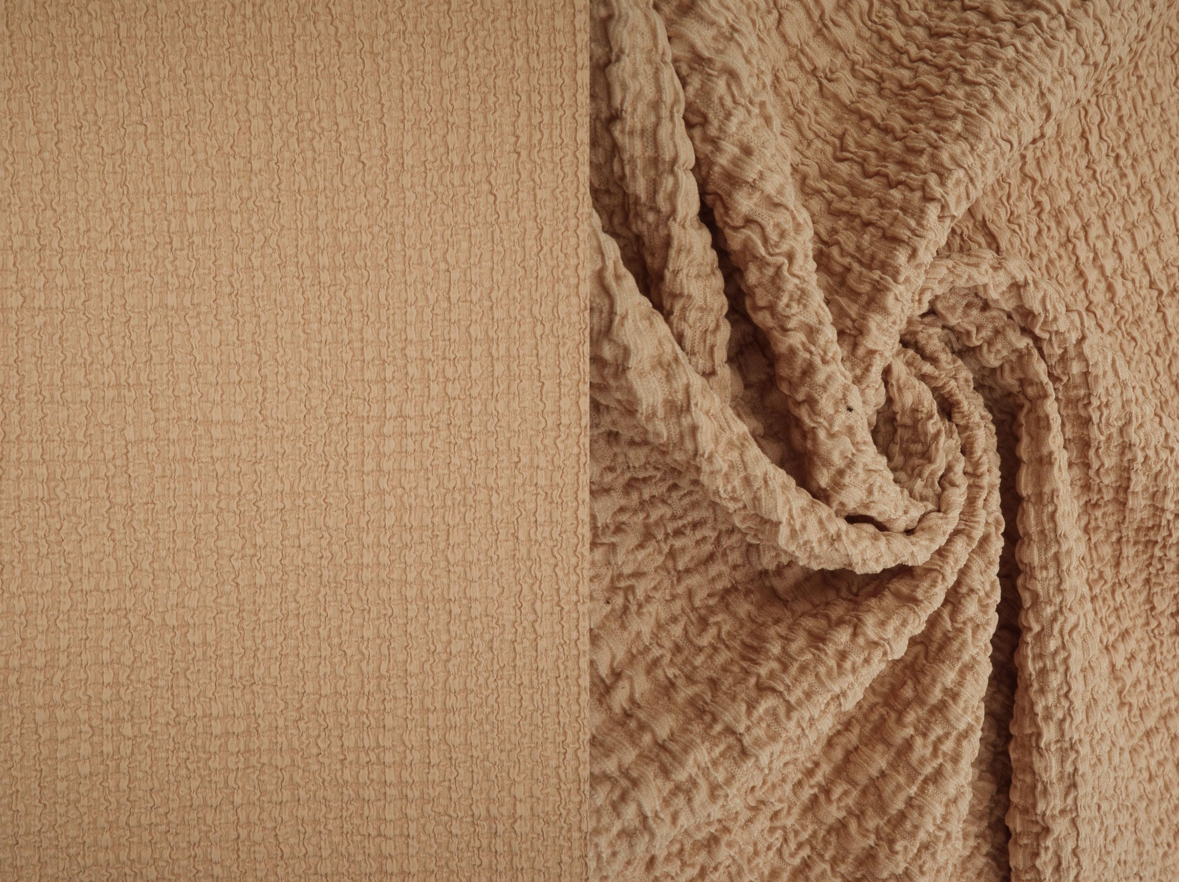 Waffle Crepe Solid Knit Fabric - CRP4501 