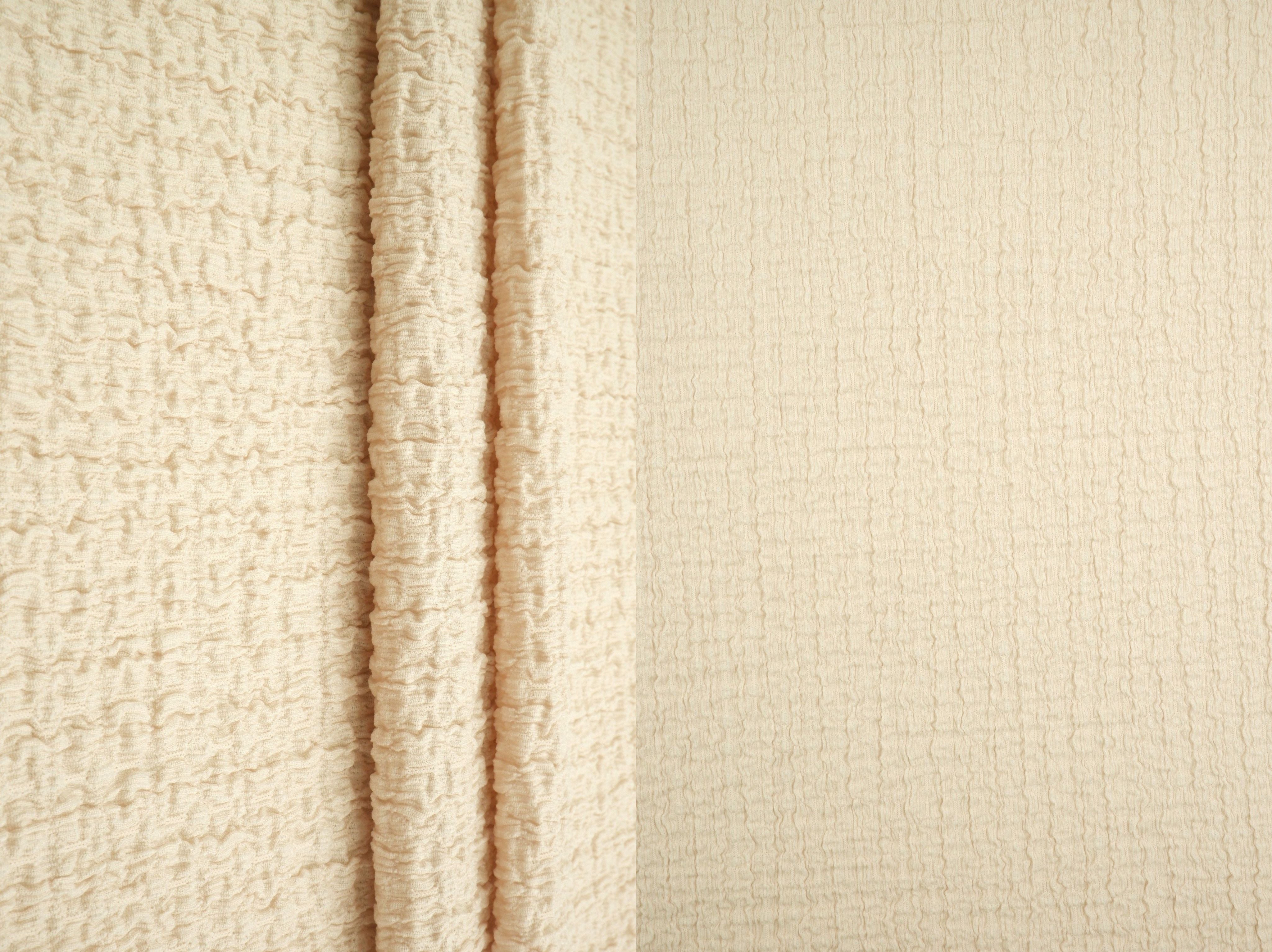 Waffle Crepe Solid Knit Fabric - CRP4501 