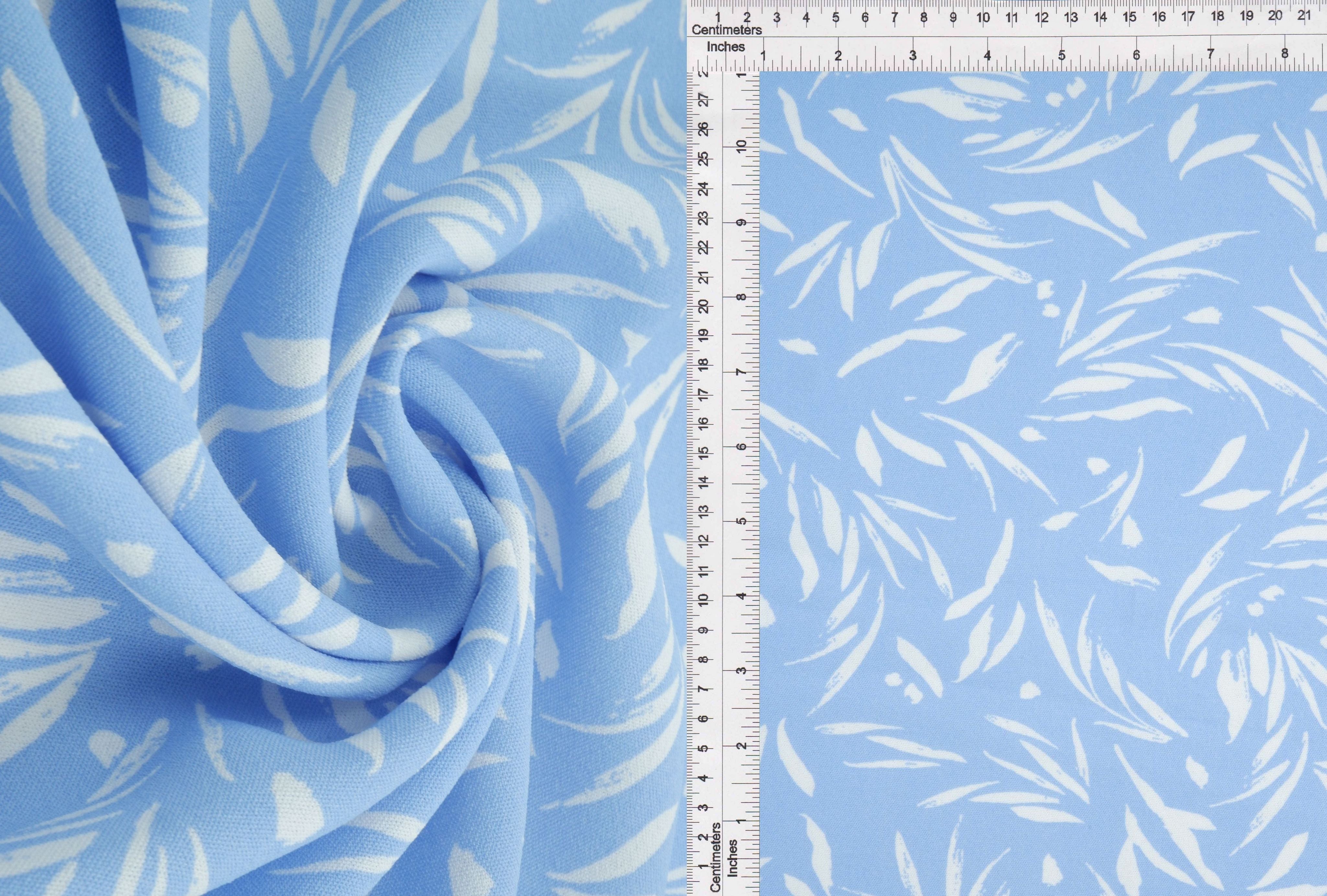 Airflow Leaf Print Cey Fabric - POP4178-MS11090 