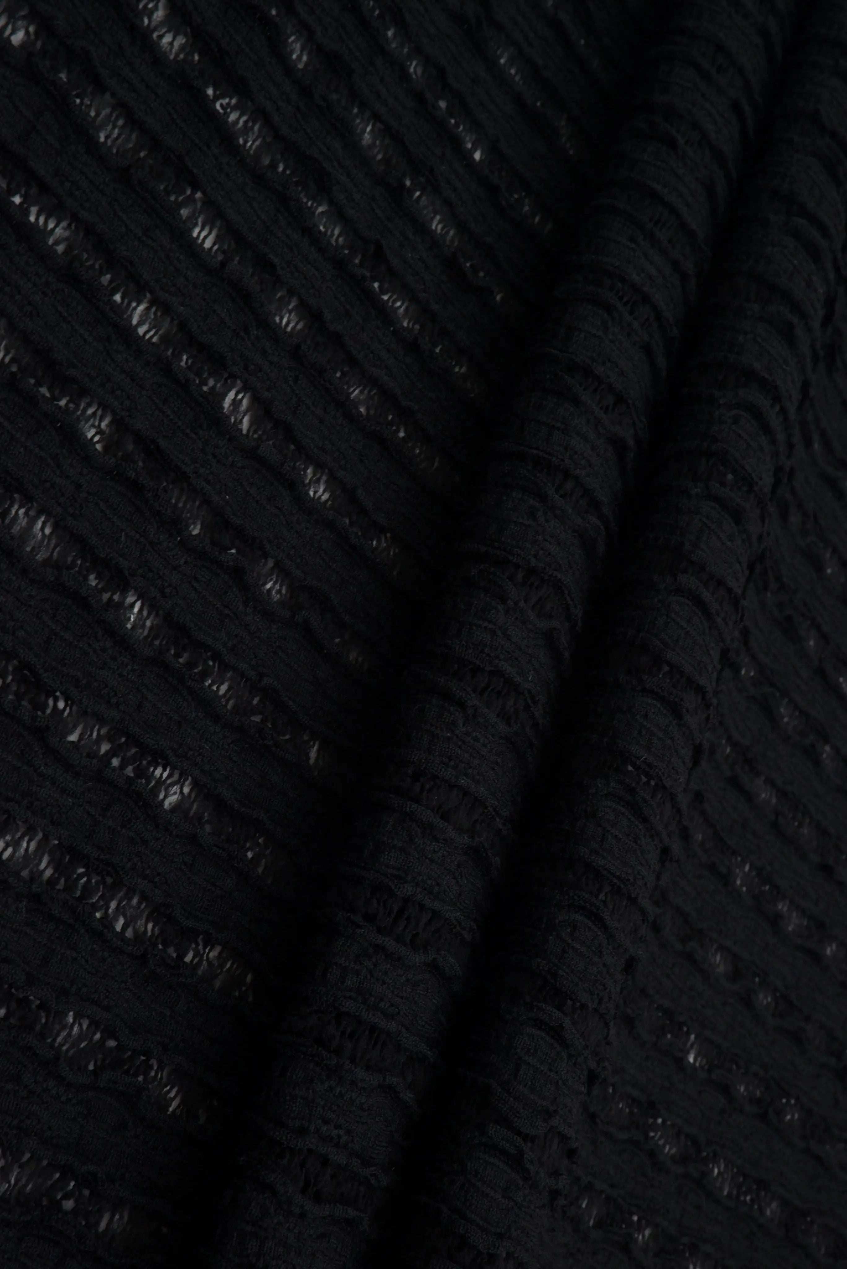 LACE4508 BLACK BLOUSE BODYSUIT BOTTOMS DRESS LACE PANTS POLYESTER SKIRTS SOLID SPANDEX STRIPE TOPS