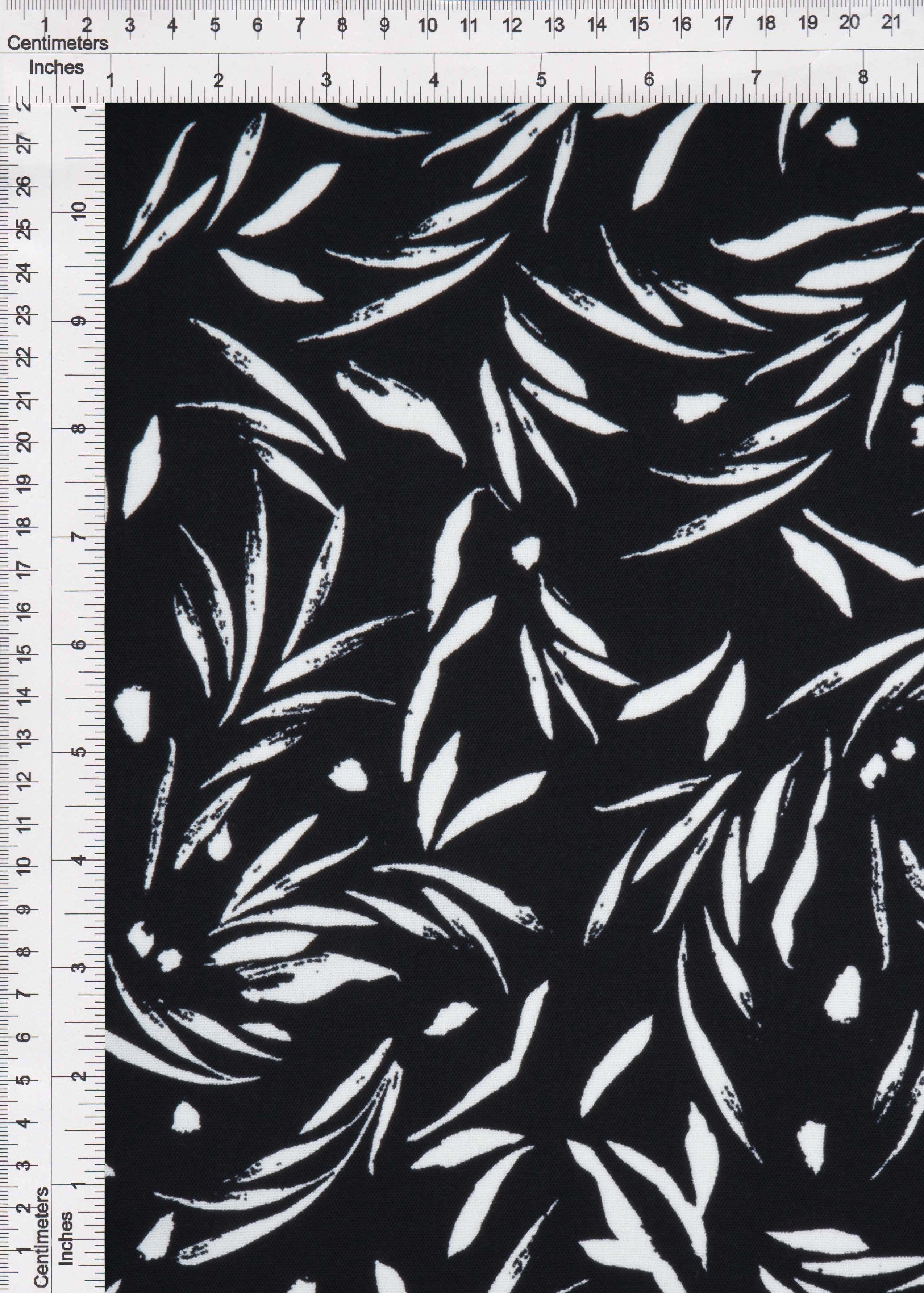 Airflow Leaf Print Cey Fabric - POP4178-MS11090 