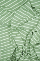 Viscose Crepe Stripe Stretch Fabric - KNT4404 