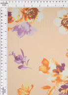 MESH-MS11278 SAND BLOUSE BODYSUIT CAMI DIGITAL PRINT FLOCKING FLORAL FLOWER LOUNGEWEAR MESH POLYESTER SPANDEX STRETCH TOPS TUNICS