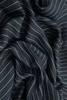 DEN-4526 INDIGO/WHITE BLOUSE BLUE BOTTOMS CAMI CHAMBRAY KNIT LOUNGEWEAR NO-PRINT PANTS POLYESTER RAYON TWILL SKIRTS SOLID STRIPE TOPS