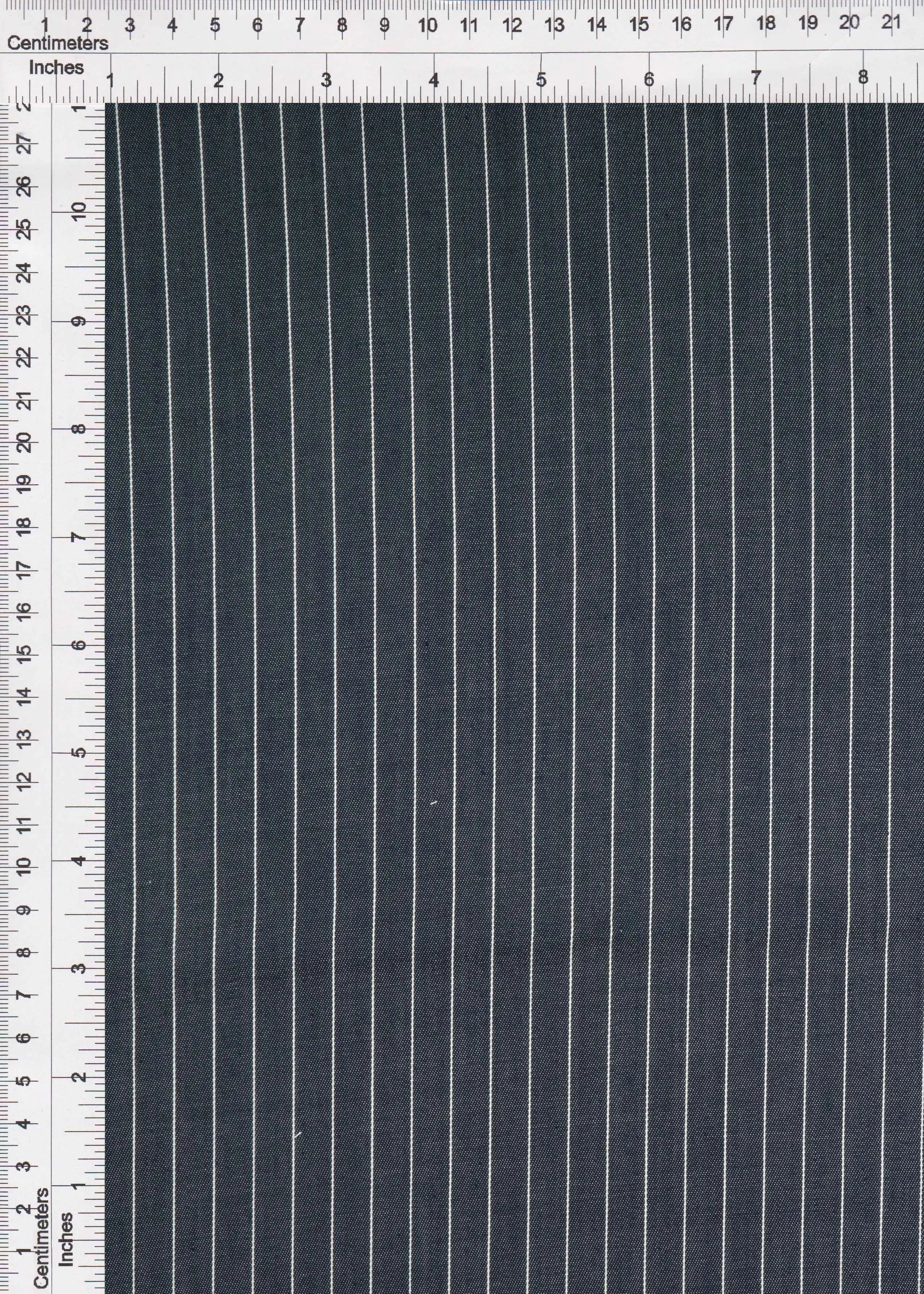 DEN-4526 INDIGO/WHITE BLOUSE BLUE BOTTOMS CAMI CHAMBRAY KNIT LOUNGEWEAR NO-PRINT PANTS POLYESTER RAYON TWILL SKIRTS SOLID STRIPE TOPS