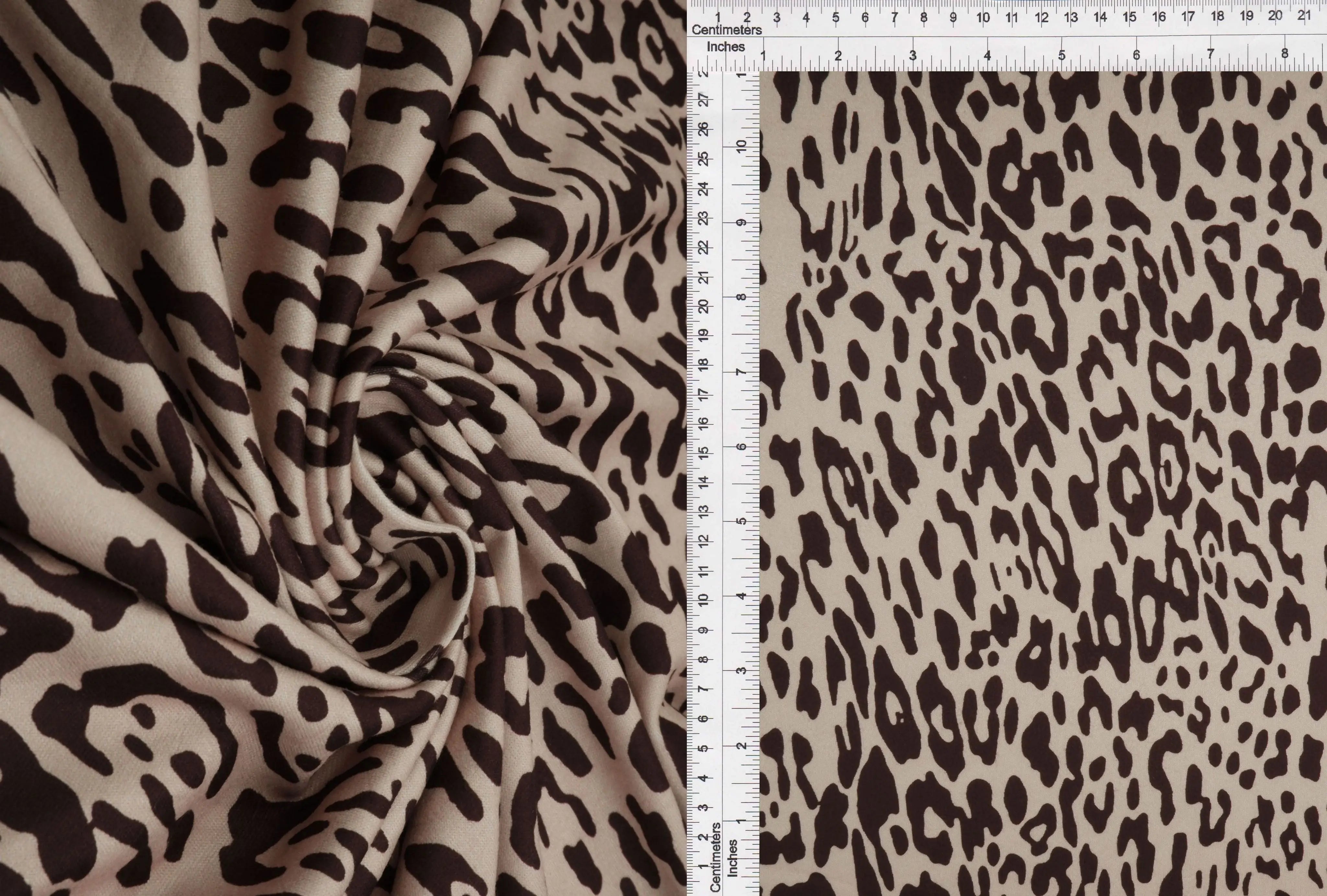 Brushed DTY Leopard Digital Print Knit - KNT4520-S00515D 