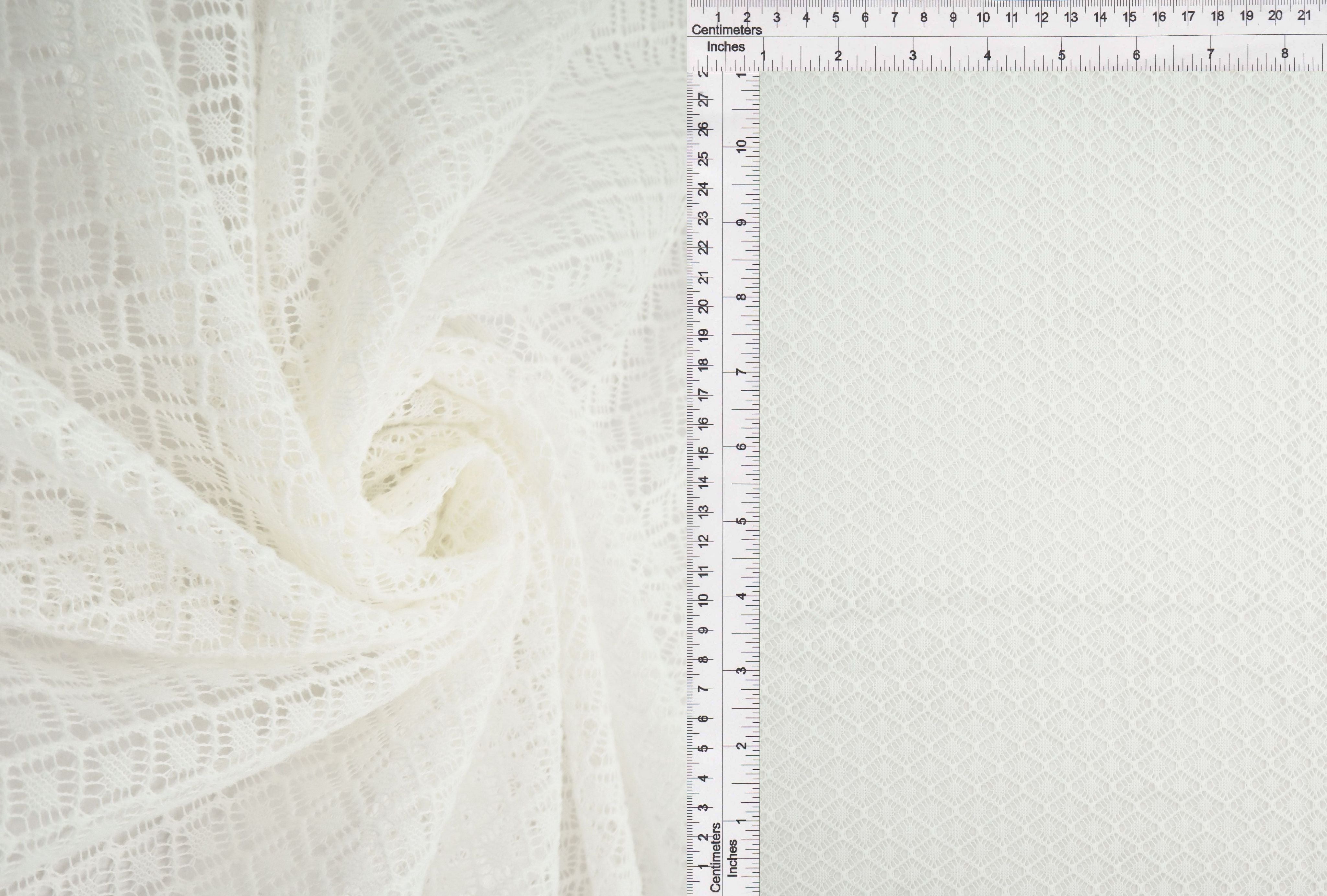 KNT4536 IVORY BLOUSE BODYSUIT CAMI DRESS KNIT LACE LOUNGEWEAR NO-PRINT POLYESTER SKIRTS SOLID SPANDEX STRETCH SWEATSHIRT T-SHIRT TOPS TUNICS