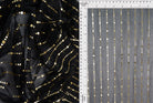 Metallic Pleated Knit Fabric - KNT4546 
