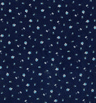 POP948-MS11368 NAVY BLOUSE BOTTOMS CAMI CHALLIS DITSY DRESS PANTS PRINT RAYON SKIRTS TOPS WOVEN