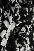 Bodre Interlock Pleated Floral Knit Fabric   KNT3696-Q11028 