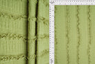 KNC-33536 GREEN BLOUSE DRESS GREEN KNIT POLYESTER SKIRTS SOLID SPANDEX TEXTURE TUNICS