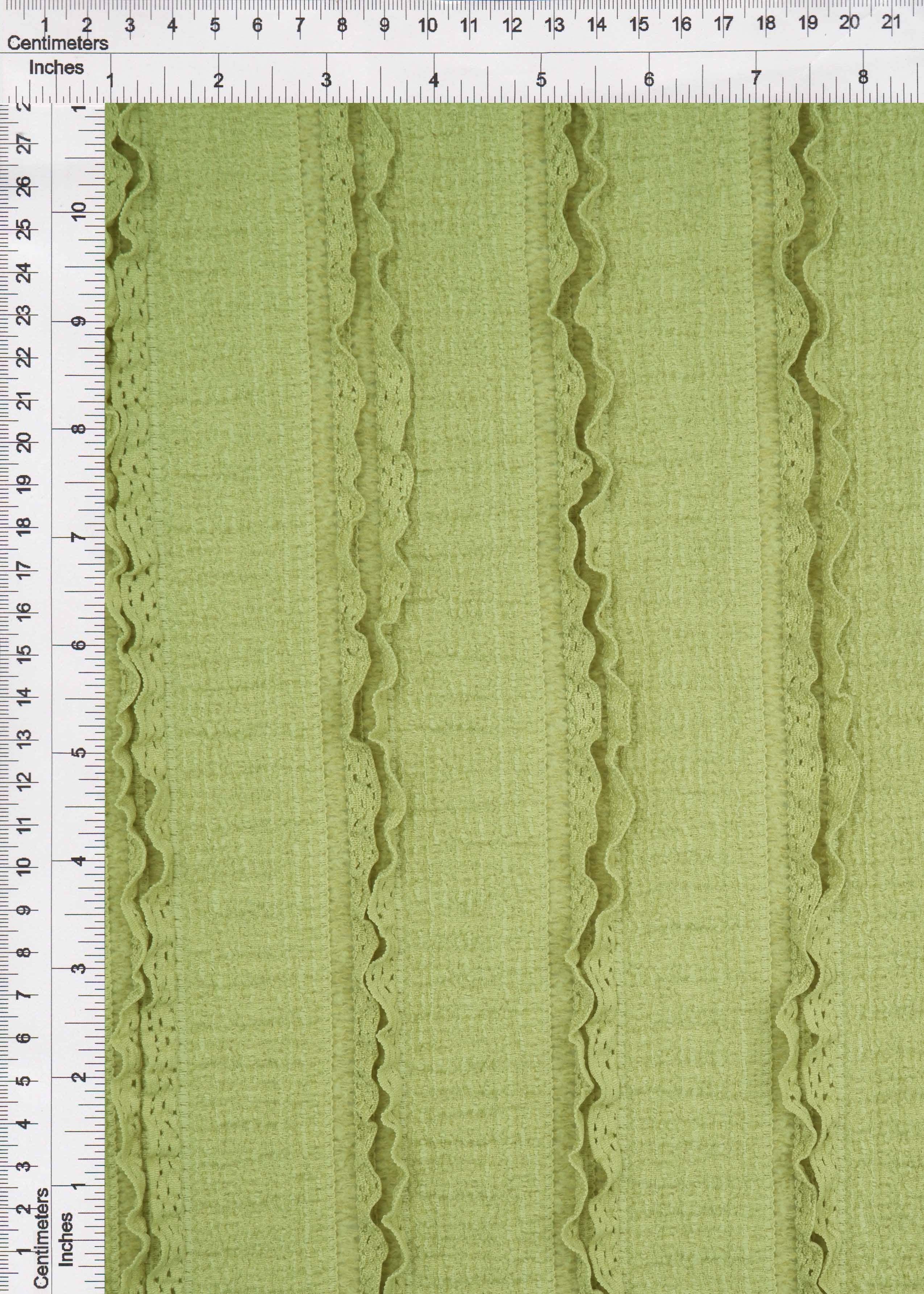 KNC-33536 GREEN BLOUSE DRESS GREEN KNIT POLYESTER SKIRTS SOLID SPANDEX TEXTURE TUNICS
