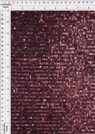 KNC-33543 BURGUNDY BLOUSE DRESS EMBROIDERY KNIT POLYESTER SEQUINS SKIRTS SOLID SPANDEX TEXTURE TUNICS WINE
