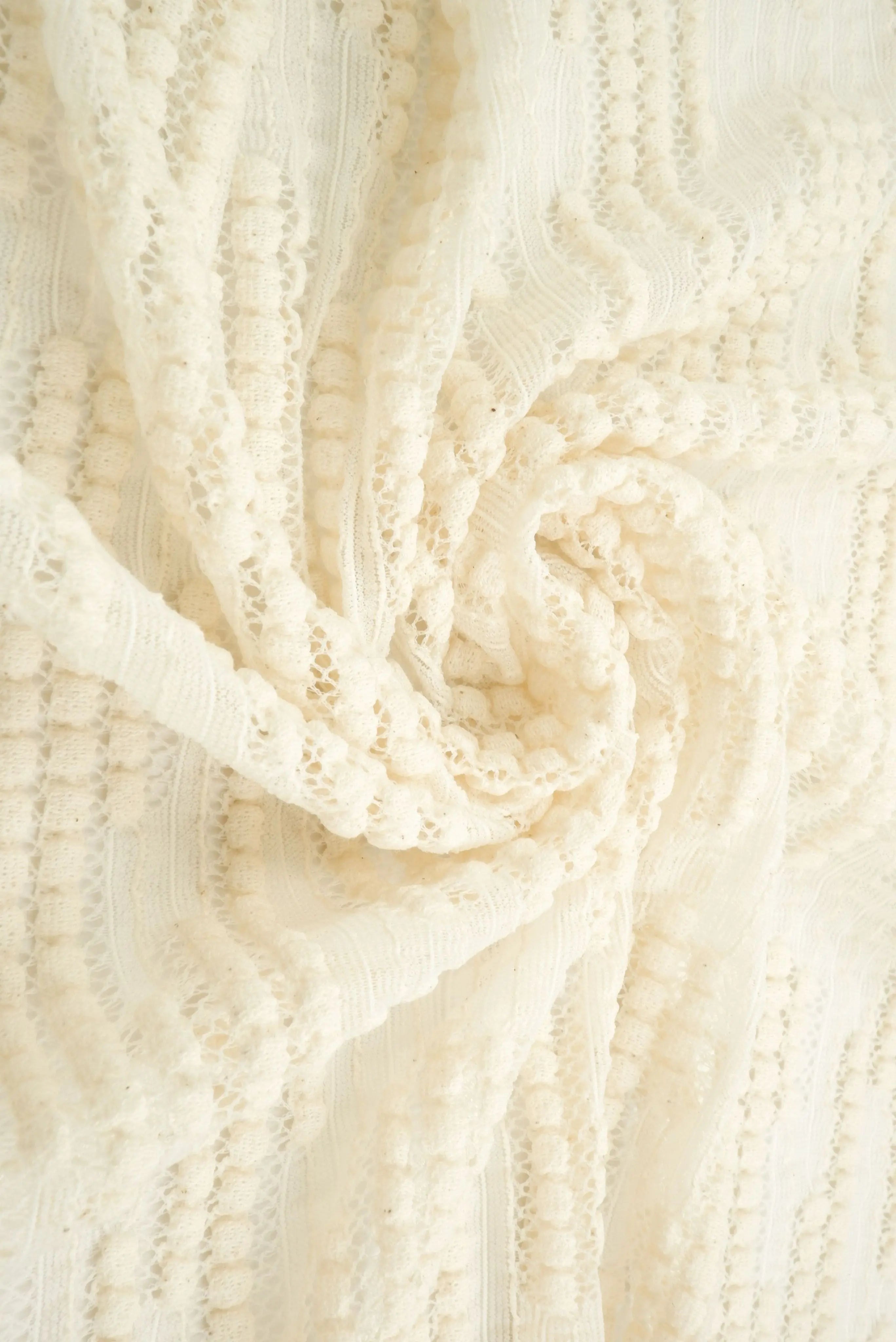 LACE4608 IVORY BLOUSE BOTTOMS CAMI COTTON DRESS IVORY LACE NO-PRINT NYLON PANTS SKIRTS SOLID SPANDEX SWEATER TOPS TUNICS