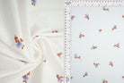 Ditsy Daisy Pointelle Rib Knit Fabric - KNT3359-MS11372 