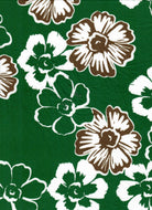 KNT4520-M11138B GREEN BLOUSE BODYSUIT BOTTOMS DRESS DTY BRUSHED FLOWER KNIT PANTS PRINT SKIRTS STRETCH TOPS