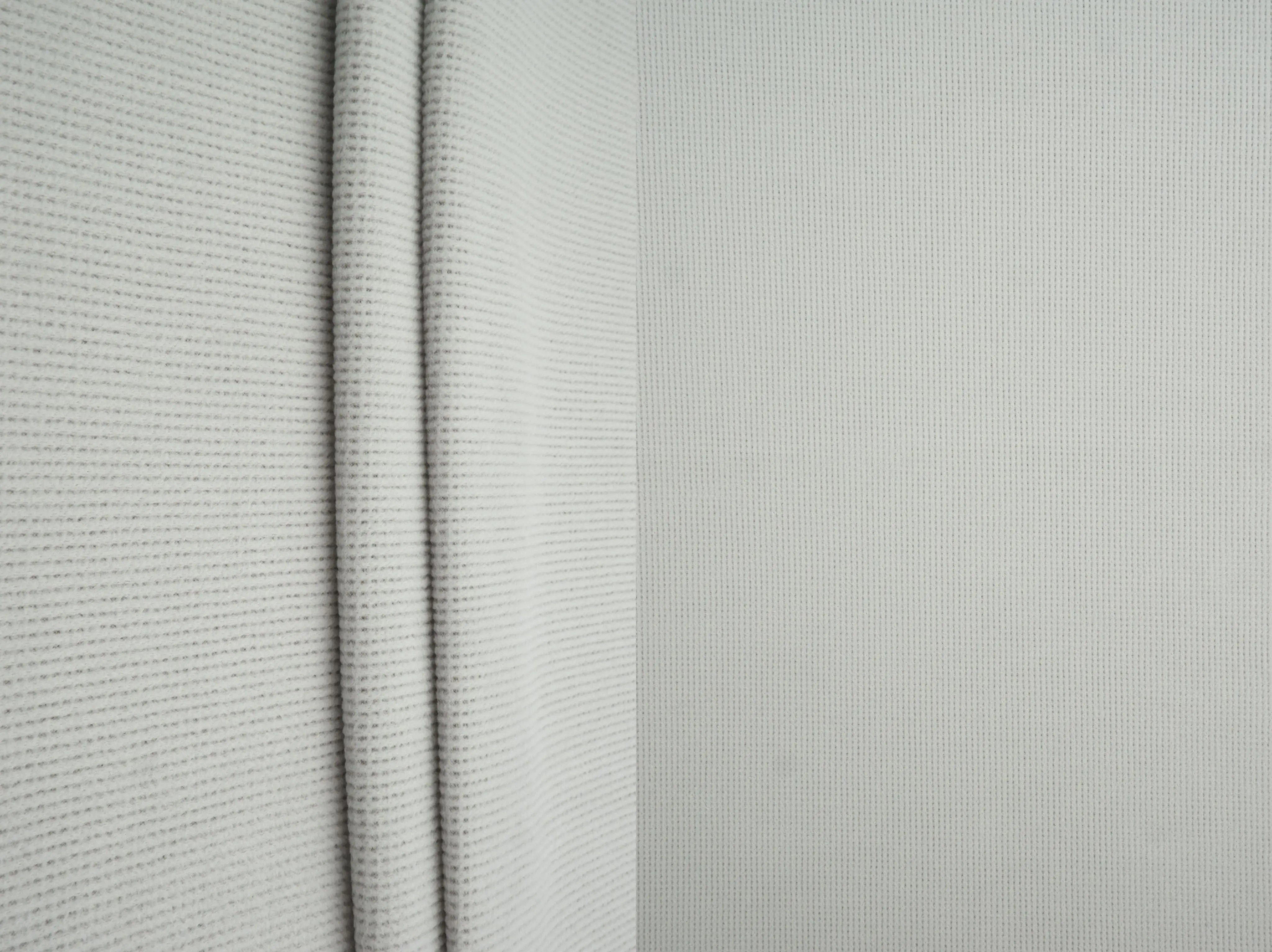 KNT4612 GREY LT. BOTTOMS KNIT NO-PRINT PANTS SKIRTS SOLID-B STRETCH SWEATER SWEATSHIRT TOPS TUNICS WAFFLE