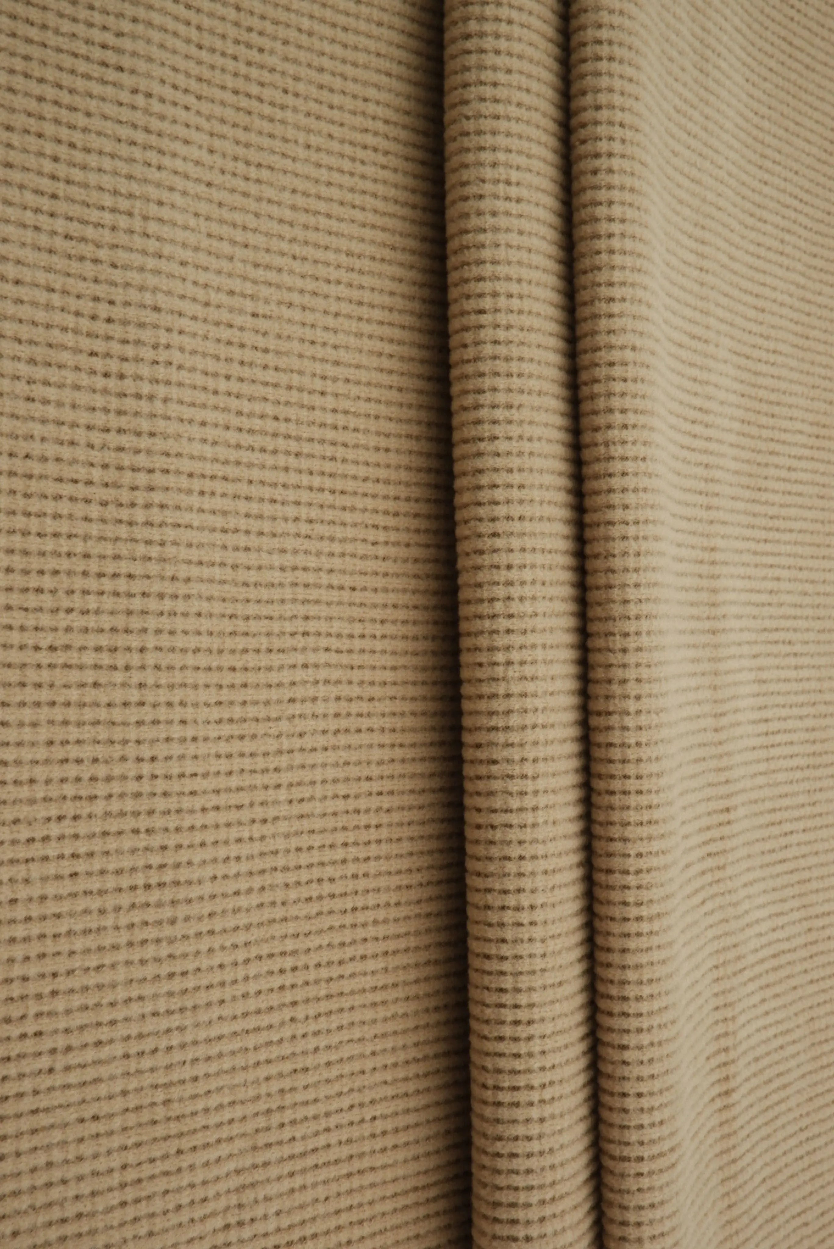 KNT4612 KHAKI BOTTOMS KNIT NO-PRINT PANTS SKIRTS SOLID-B STRETCH SWEATER SWEATSHIRT TOPS TUNICS WAFFLE