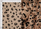 Leopard Flocking Stretch Mesh Fabric - FLOCK-MS11409 