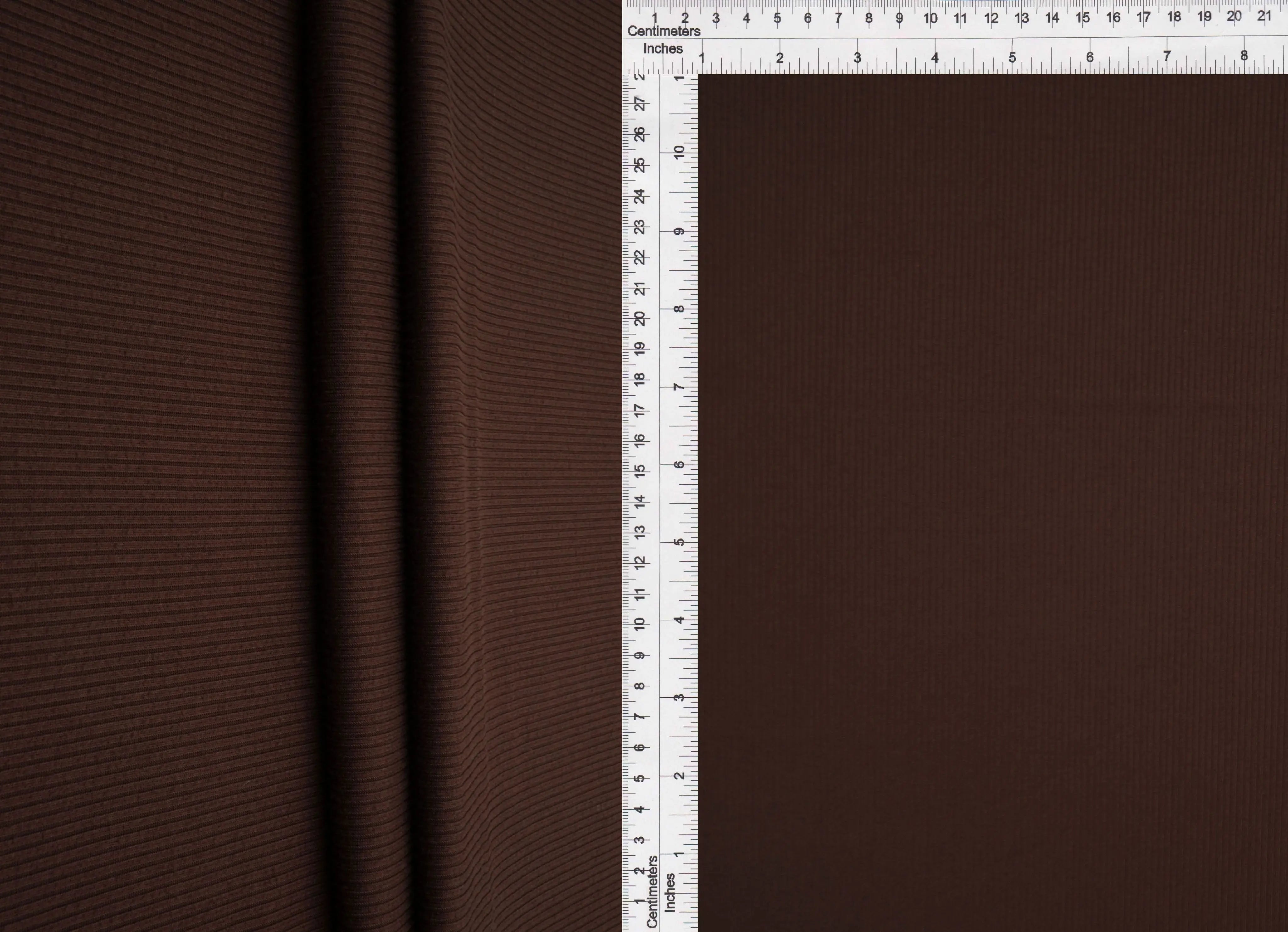Rib Solid Stretch Knit Fabric - KNT4114 