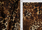 KNT4520-SE20135 BROWN ACTIVEWEAR ANIMAL BIKER SHORTS BLOUSE BODYSUIT BOTTOMS CAMI DRESS DTY BRUSHED KNIT LOUNGEWEAR PANTS POLYESTER PRINT SKIRTS SPANDEX STRETCH T-SHIRT TOPS