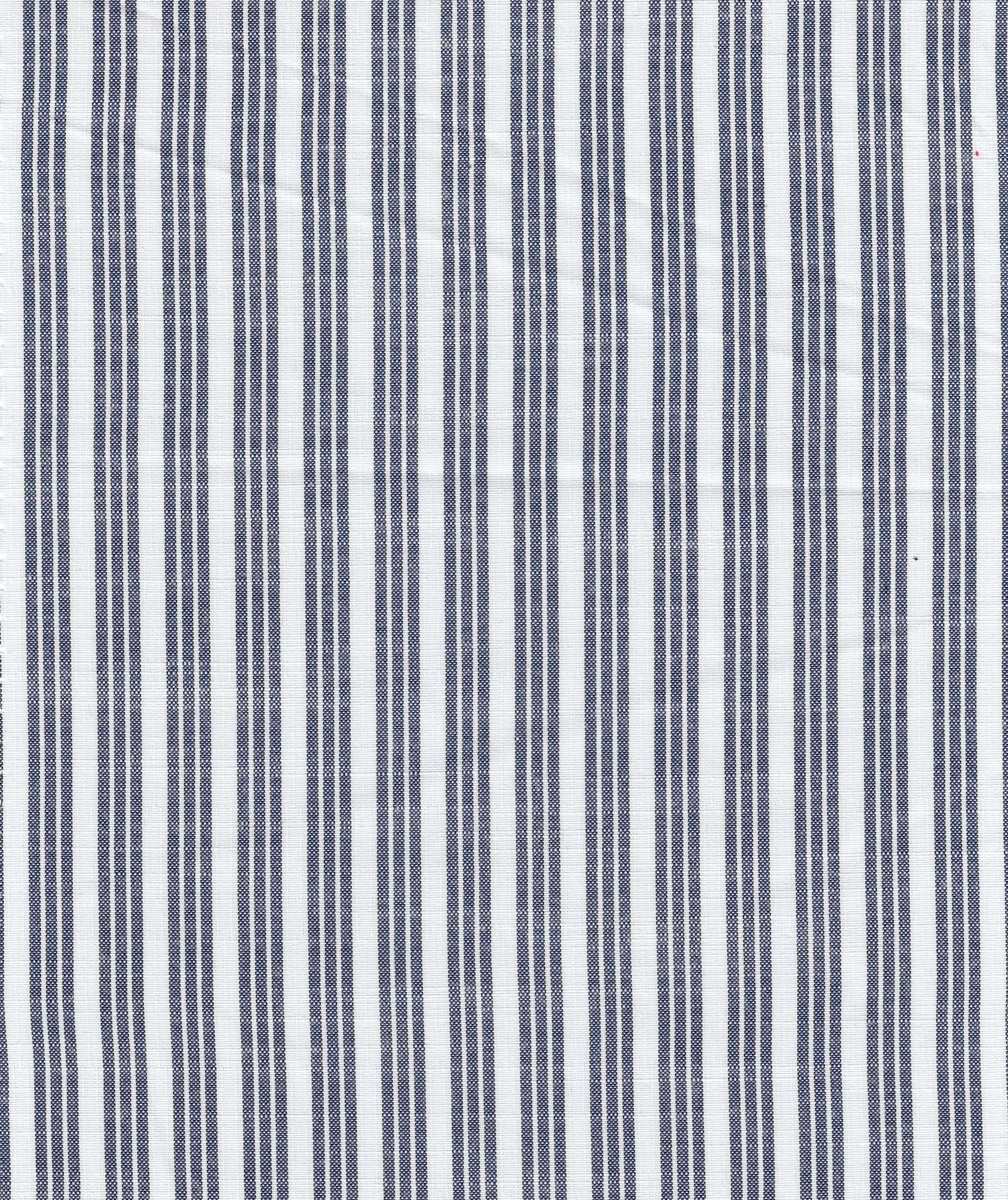 POP4505 NAVY BLOUSE BOTTOMS CAMI COTTON DRESS PANTS POLYESTER POPLIN SKIRTS SOLID-B STRIPE TOPS WOVEN YARN DYED