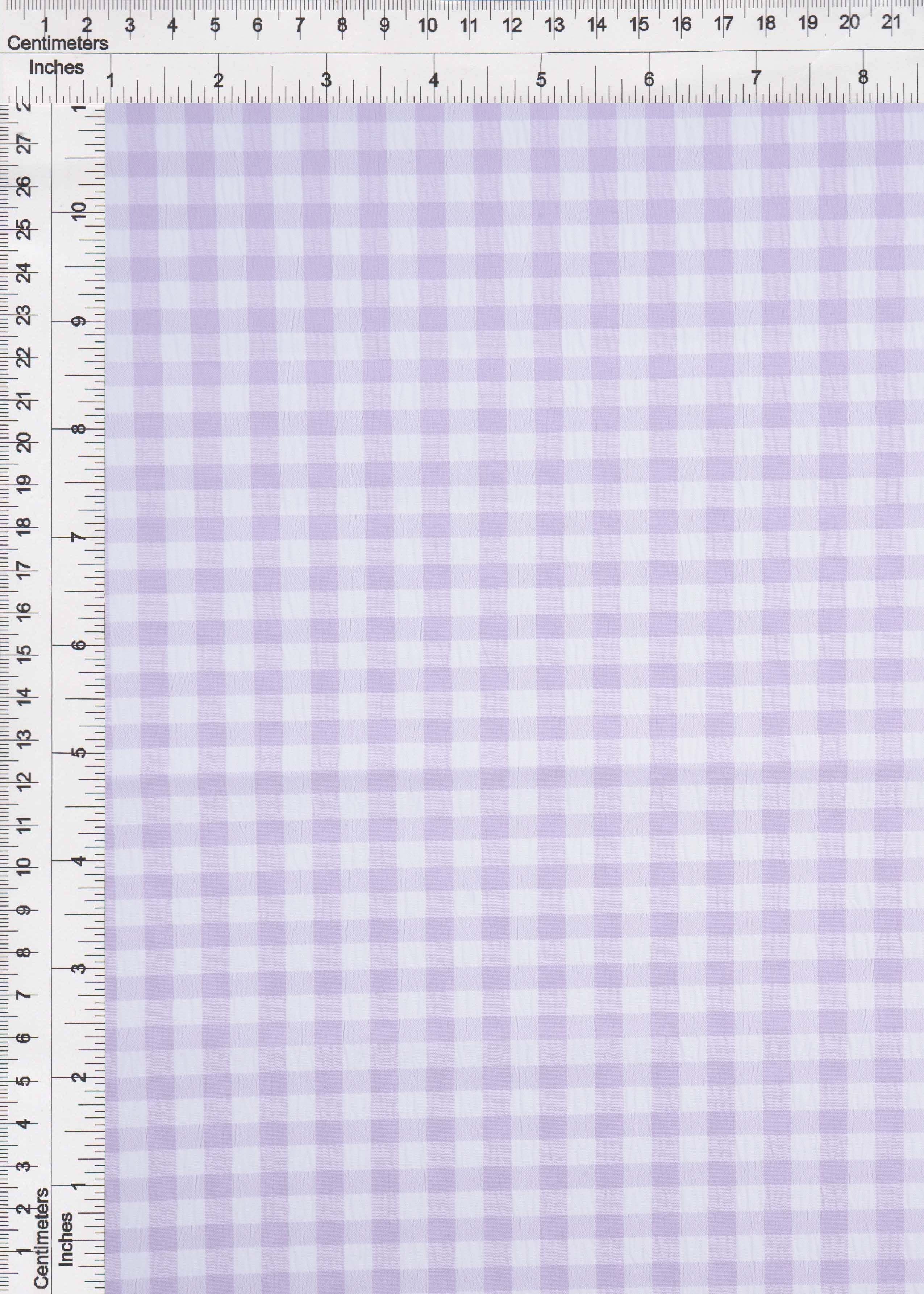 Textured Gingham Plaid Stretch Woven Fabric - GH4616 