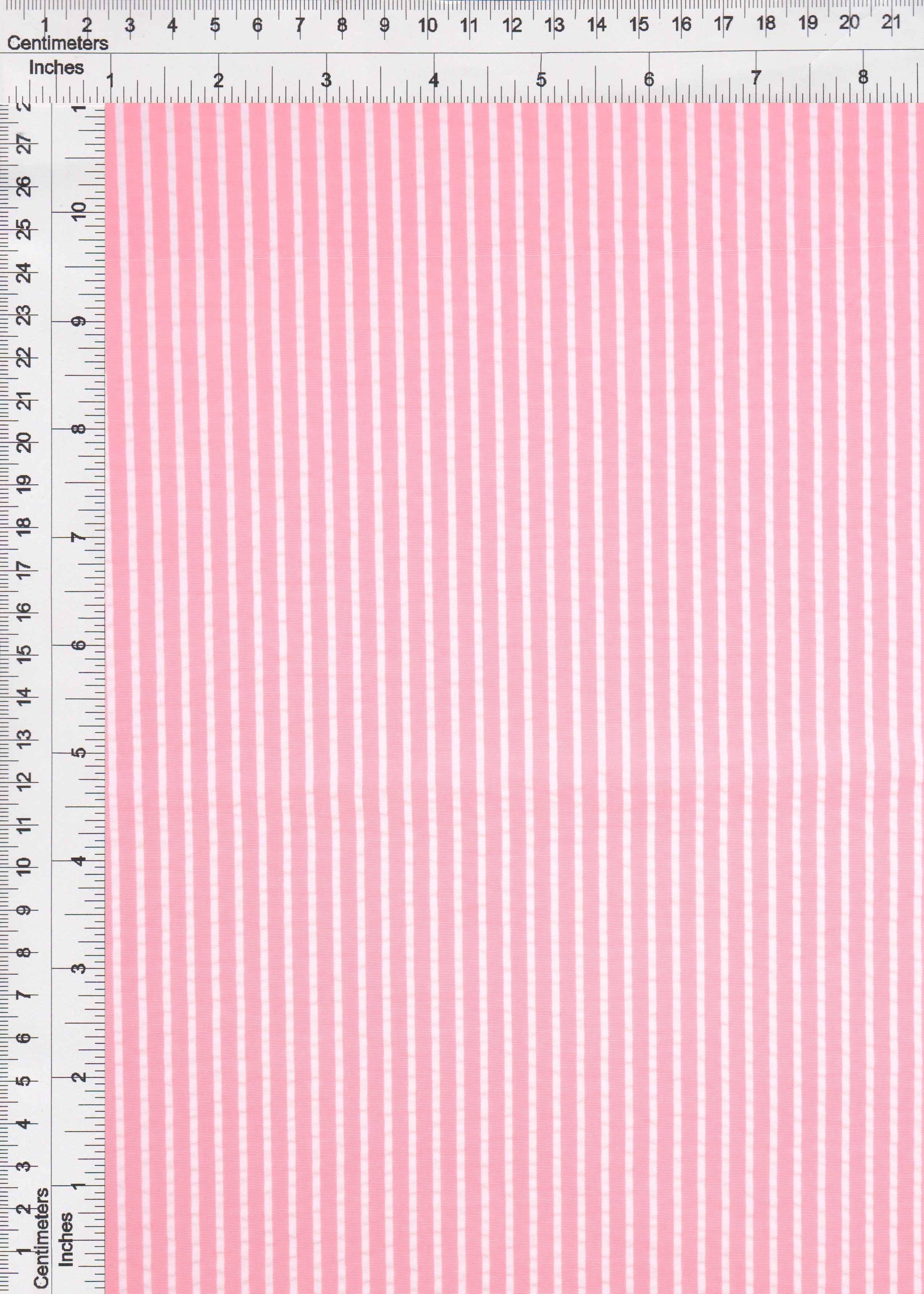 Seersucker Stripe Polyester Rayon Woven Fabric - POP4621 