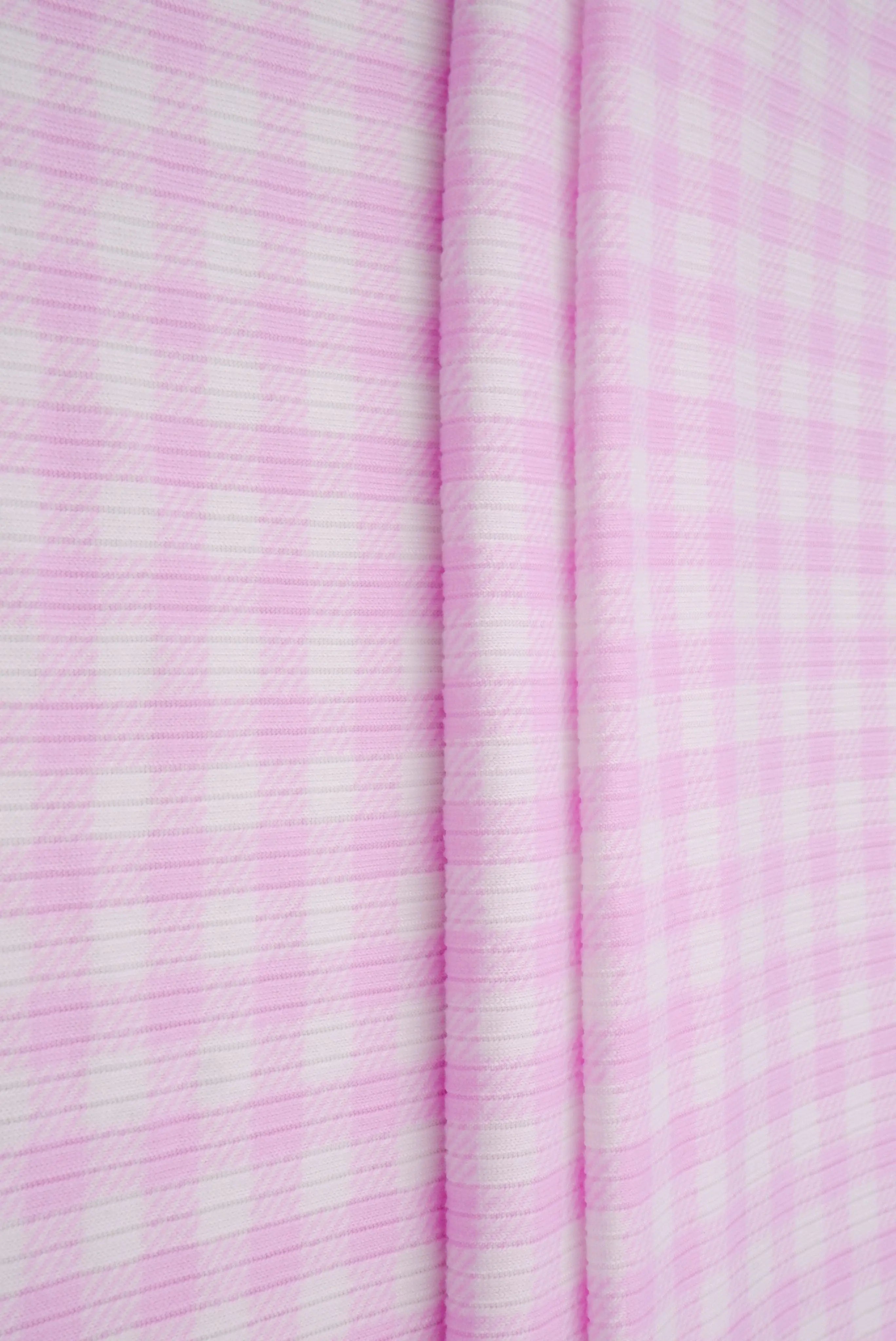 KNT3422-DU918 PINK LT. BIKER SHORTS BODYSUIT BOTTOMS CAMI DRESS GINGHAM KNIT PANTS POLYESTER PRINT RIBBED 4X2 SKIRTS SPANDEX STRETCH SWEATER TOPS