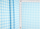 KNT3422-DU918 BLUE LT. BIKER SHORTS BODYSUIT BOTTOMS CAMI DRESS GINGHAM KNIT PANTS POLYESTER PRINT RIBBED 4X2 SKIRTS SPANDEX STRETCH SWEATER TOPS