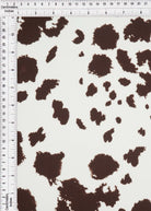KNT4520-MS11098 IVORY/BROWN ACTIVEWEAR ANIMAL BIKER SHORTS BLACK BLOUSE BODYSUIT BOTTOMS BROWN CAMI COW DRESS IVORY KNIT PANTS POLYESTER PRINT SKIRTS SPANDEX STRETCH TOPS