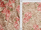 KNT4498-MS11469 TERRACOTTA ANIMAL BLOUSE BODYSUIT BOTTOMS CAMI DIGITAL PRINT DRESS FLORAL KNIT PANTS POLYESTER SKIRTS SPANDEX STRETCH TOPS