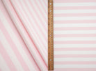 KNT4544 PINK BLOUSE DRESS FLEECE KNIT LOUNGEWEAR POLYESTER RIBBED 2X2 SPANDEX STRETCH STRIPE SWEATSHIRT TOPS TUNICS
