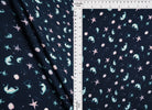 Under the Sea Print 2x2 Rib Knit Fabric - CF-MS11506 
