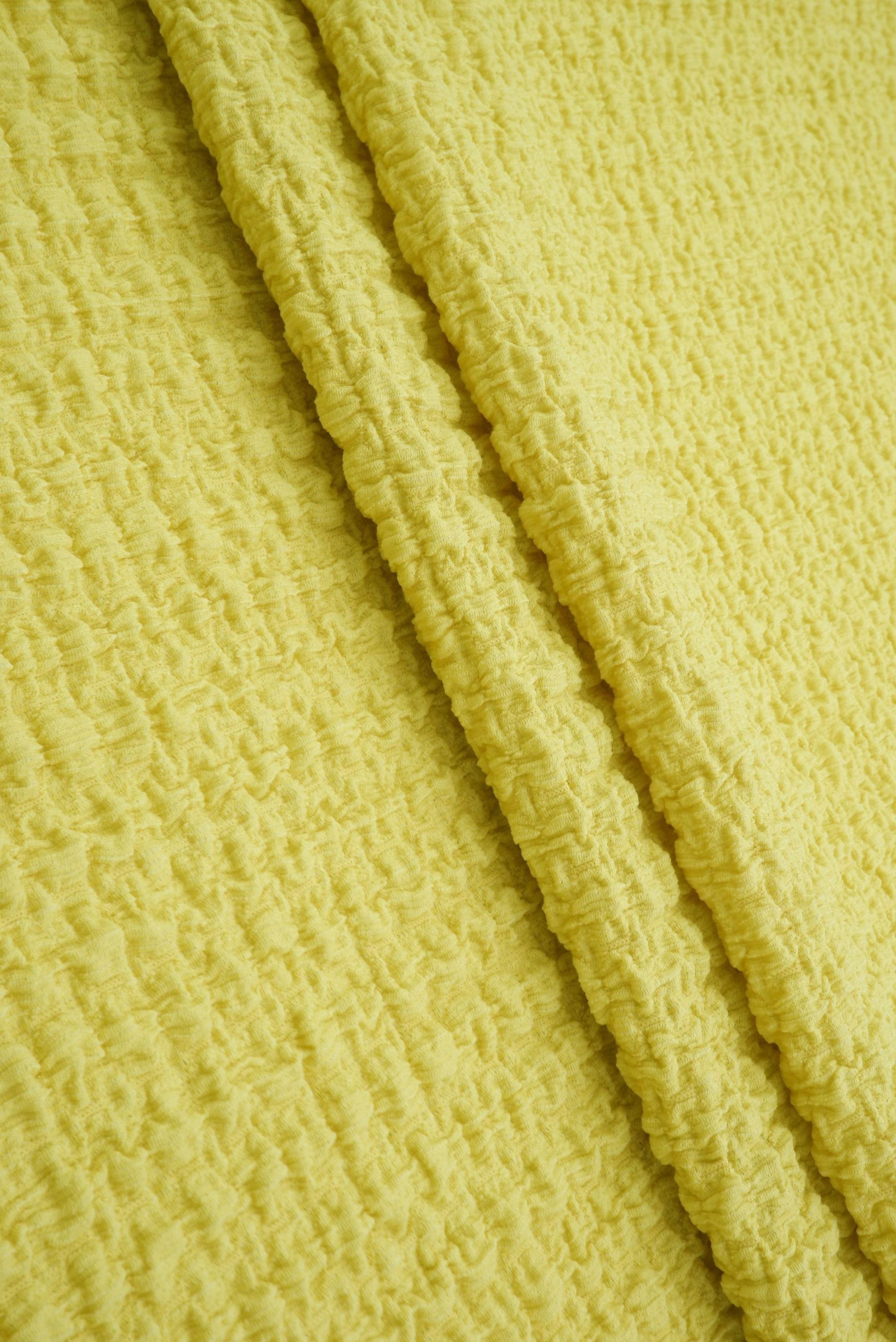 Waffle Crepe Solid Knit Fabric - CRP4501 