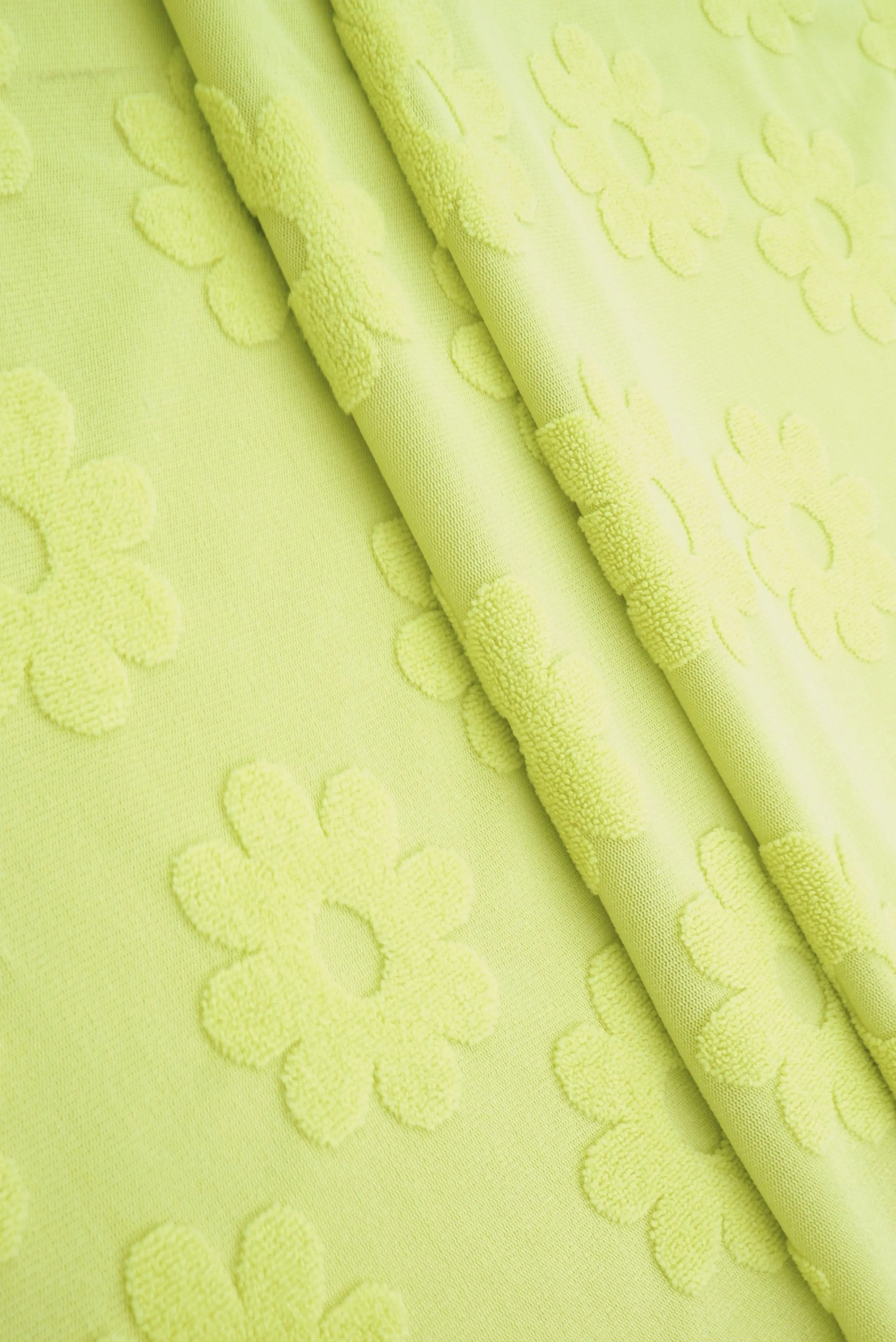 JACQ-4480 LIME BOTTOMS DAISY FLOWER DRESS GEOMETRIC JACQUARD KNIT LIVERPOOL OUTERWEAR PANTS POLYESTER SKIRTS SOLID SPANDEX STRETCH SWEATER TOPS