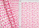 MESH SQ EMBR 11 FUCHSIA MESH