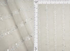 Embroidered Sequin Mesh Stretch Fabric - MESH SQ EMBR 12 