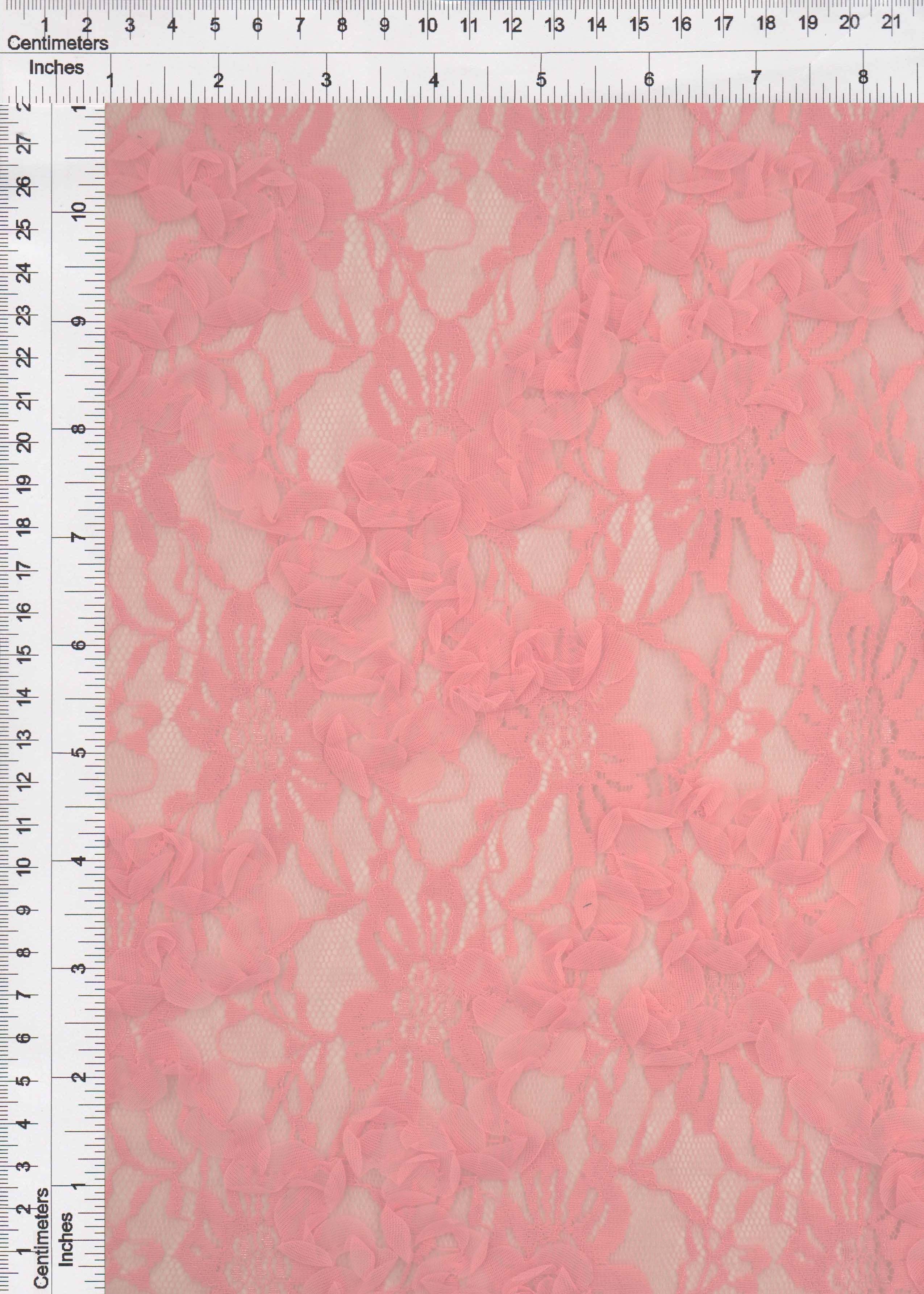 MESH SQ EMBR 13 PINK MESH