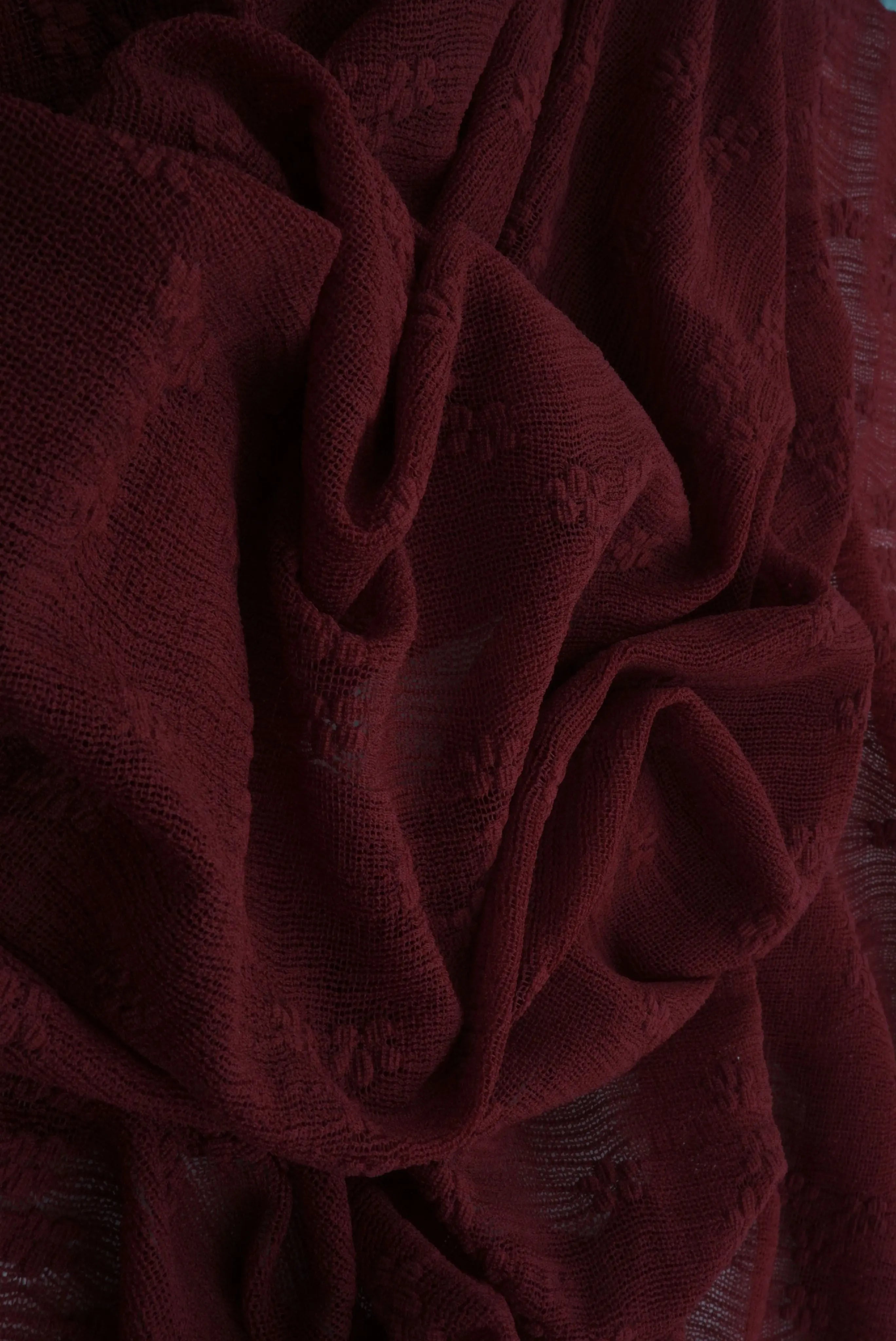 LACE4630 BURGUNDY BLOUSE DITSY DRESS KNIT LACE NYLON SKIRTS SOLID SPANDEX TOPS TUNICS