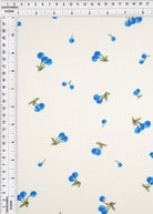 Cotton Style Pointelle Cherry Print Fabric   KNT4622-M11374B 